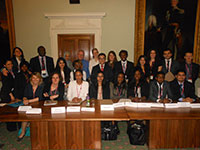 LLM students stage international debate