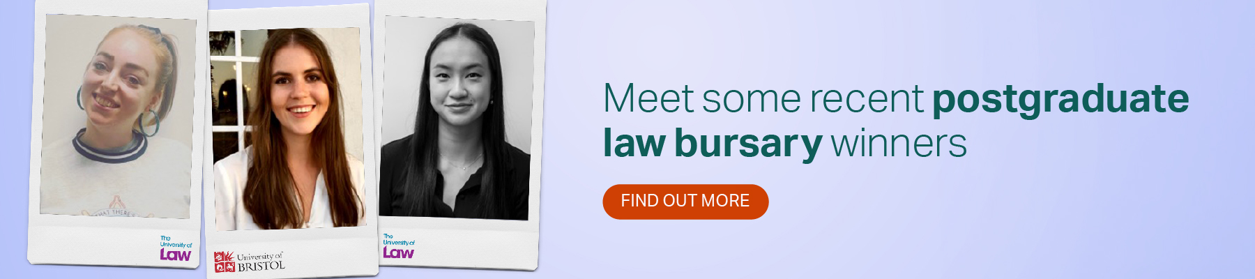 LLM bursaries - meet the winners